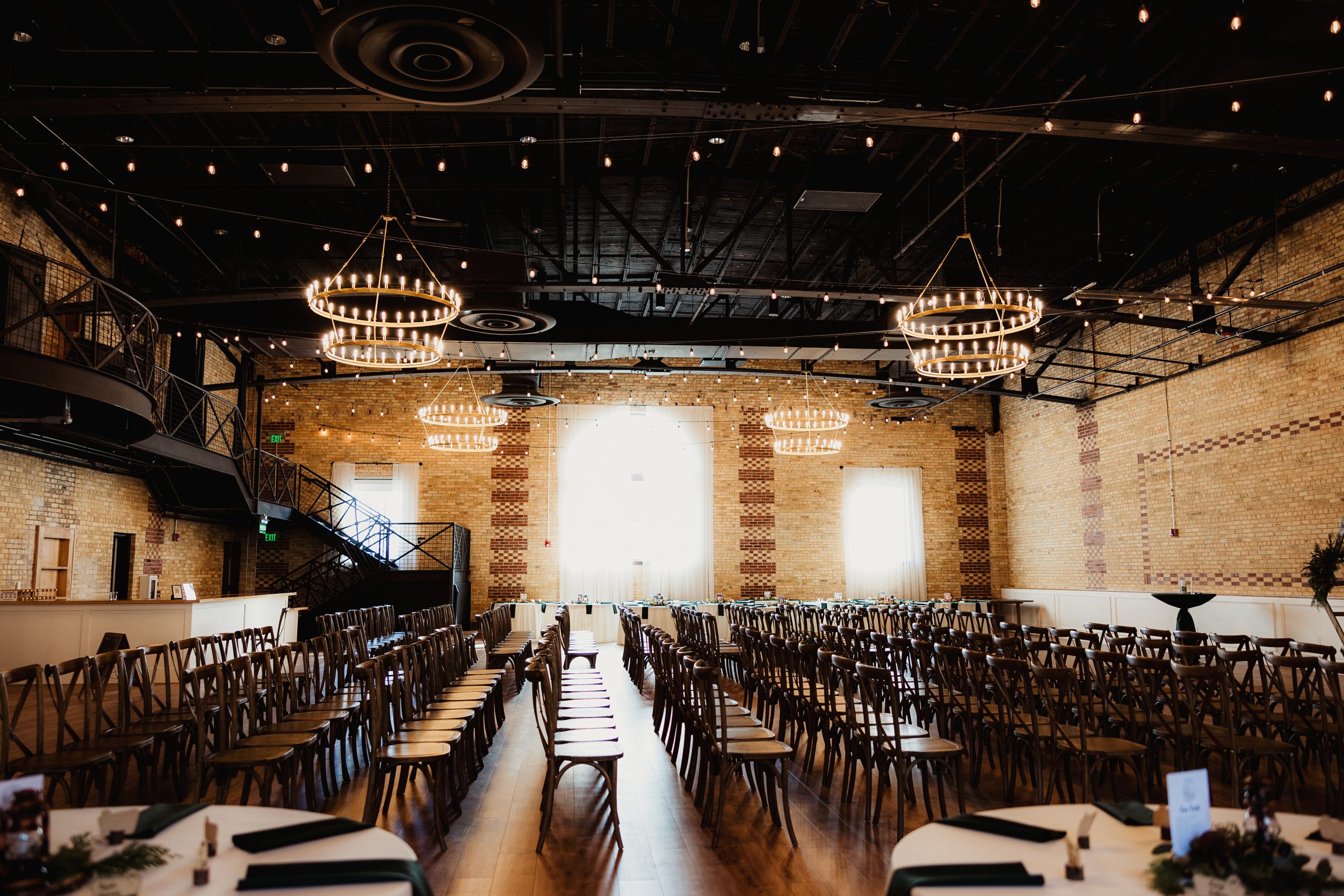 10 South Main Hall Set for Indoor Ceremony