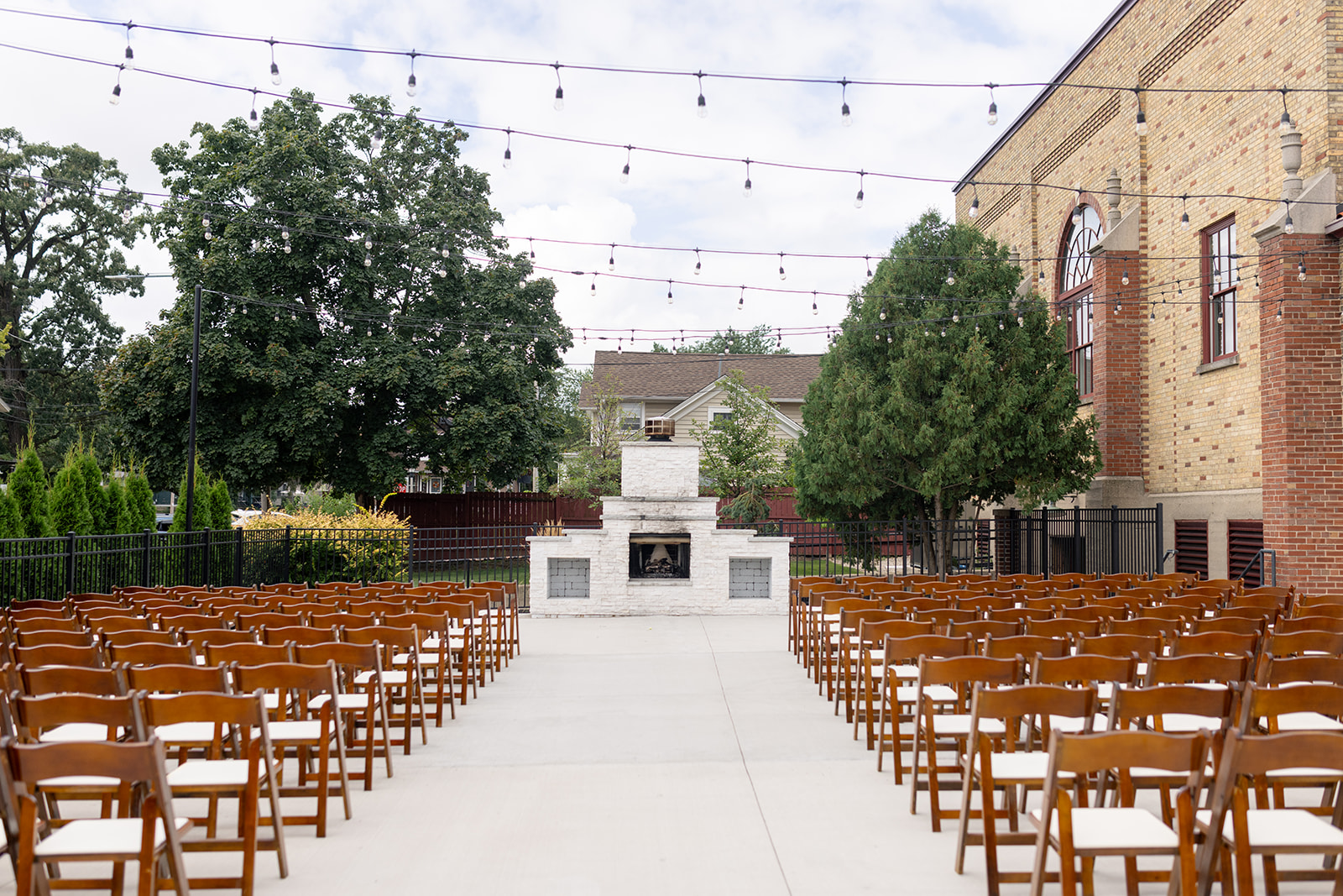 Hearth Patio Outdoor Ceremony and Reception Space