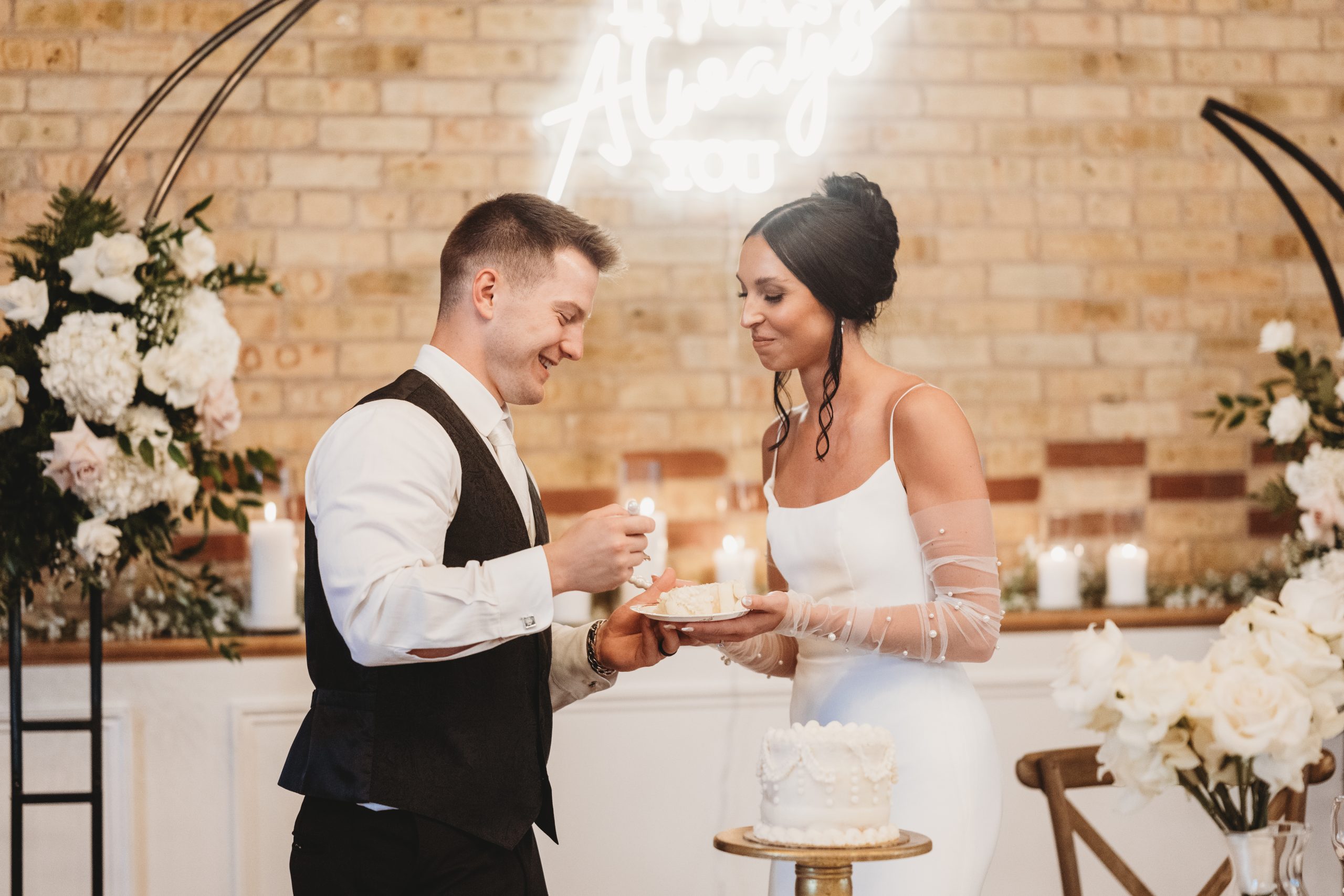 Wedding Cake Moment in Main Hall